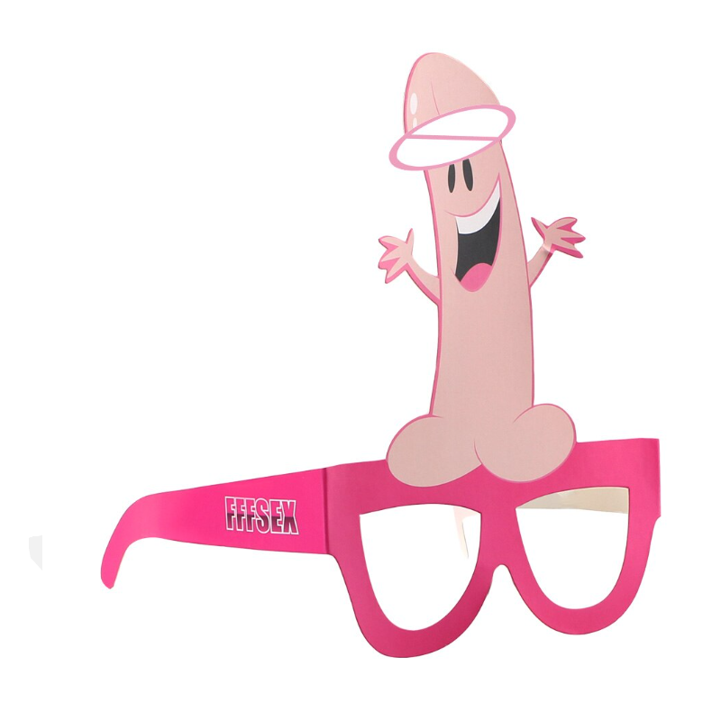 Cardboard Penis Glasses