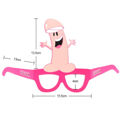Cardboard Penis Glasses