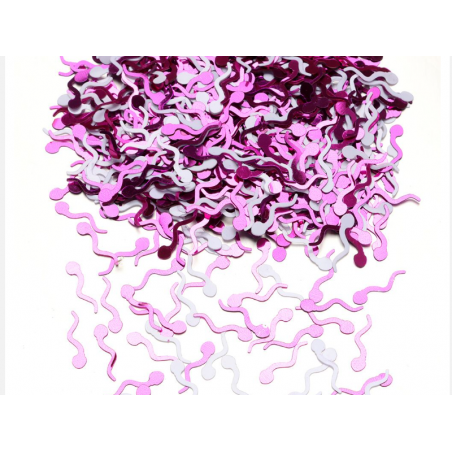 Sperm shaped Confetti