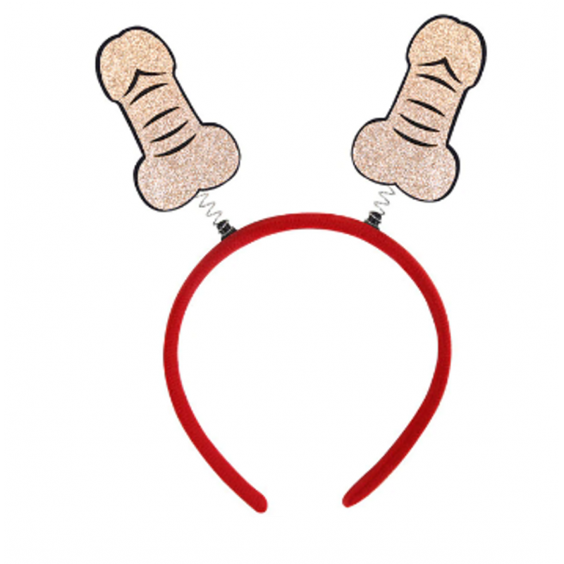 Penis Shaped Springy Headband