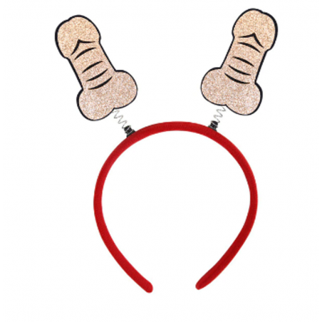 Penis Shaped Springy Headband