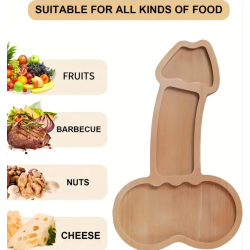 Small Wooded Penis Shaped Tray