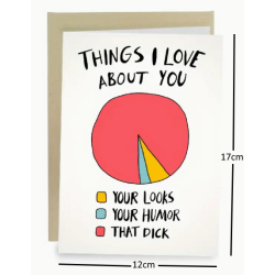Things I Love About You, That Dick Card