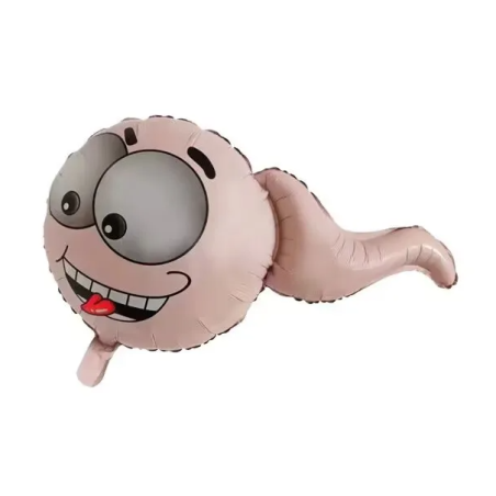 Sperm Shaped Foil Balloon