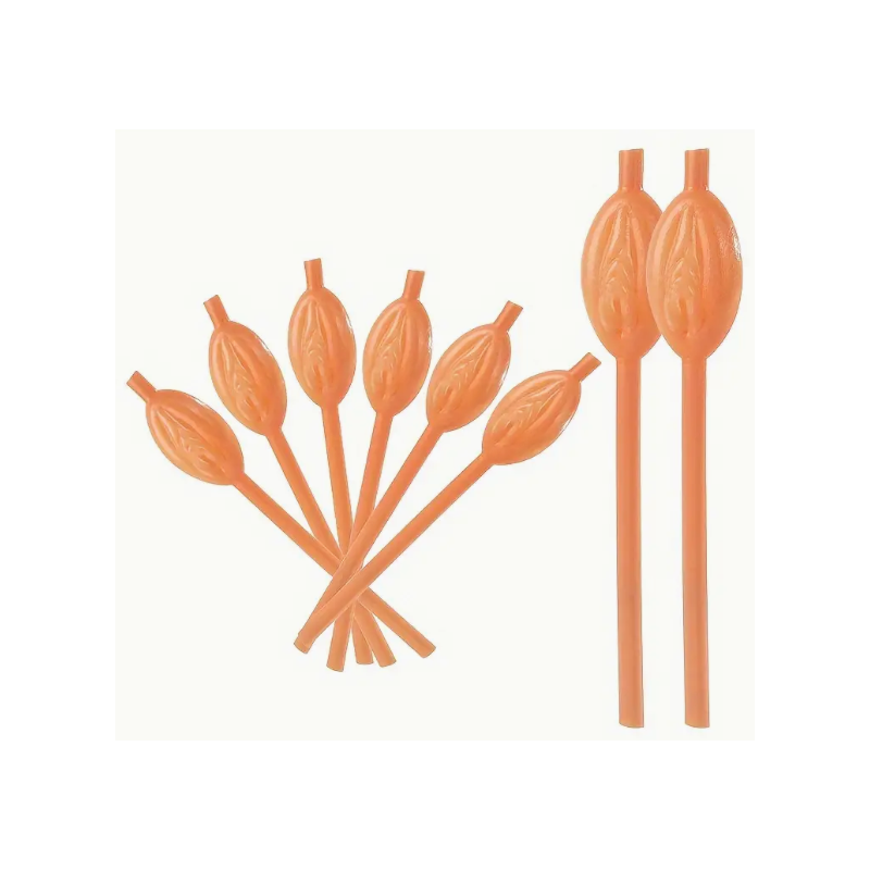 Vagina Shaped Drinking Straw (12Pk )