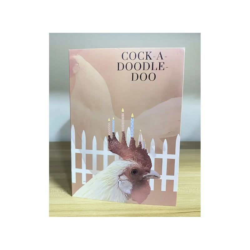 3D Pop-Up Penis Birthday Card