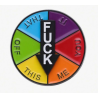 Spinning Fuck Mood Pin