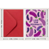 I Love Your Personality Eggplant Card