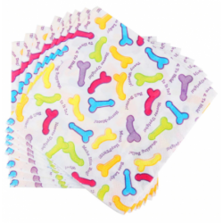Penis Printed Paper Napkins (8Pk)