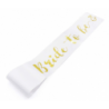 White Bride To Be Sash